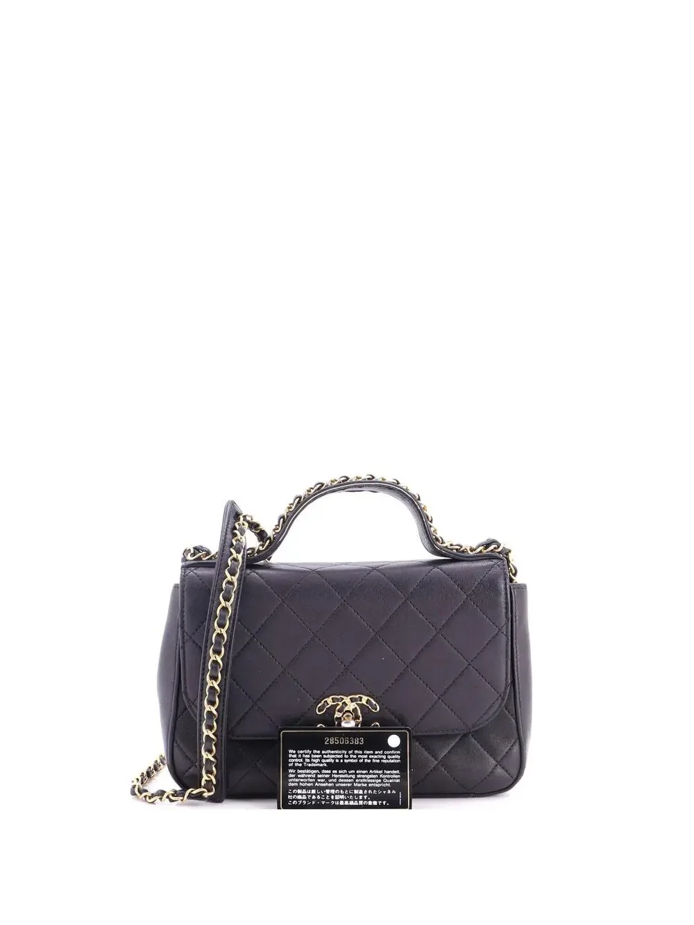 Chanel Chain Infinity Top Handle Bag #281357C38B
